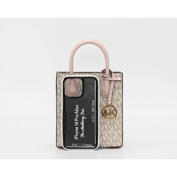 Michael Kors Beige and Pink Mini Bag - Picture 2 of 9